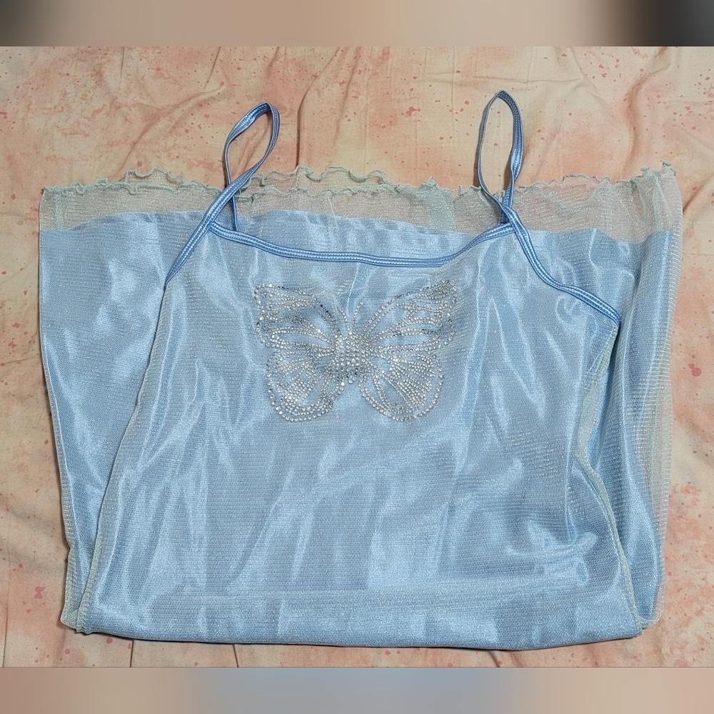 NWT dELiA*s Sparkling Skies Mesh Mini Dress, in size XL
